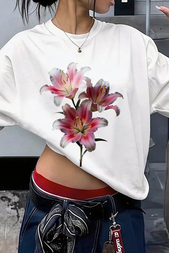 Floral Graphic Print T-Shirt