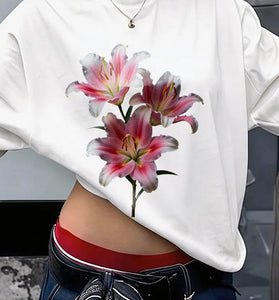 Floral Graphic Print T-Shirt
