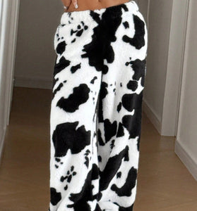 Leopard Print Casual Pants