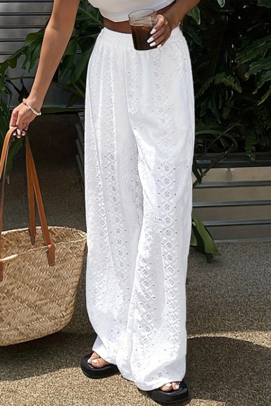 Elegant Wide-Leg Casual Pants