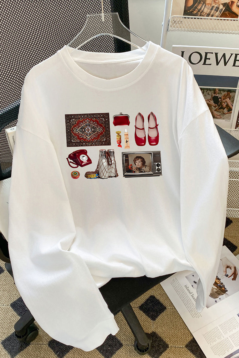 Graphic Print Oversized T-Shirt