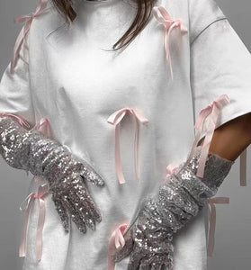 Bow-Embellished T-Shirt