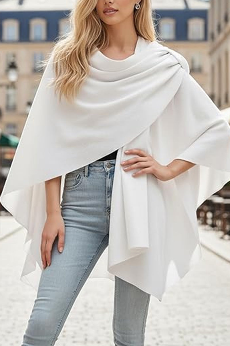 Elegant Draped Cardigan