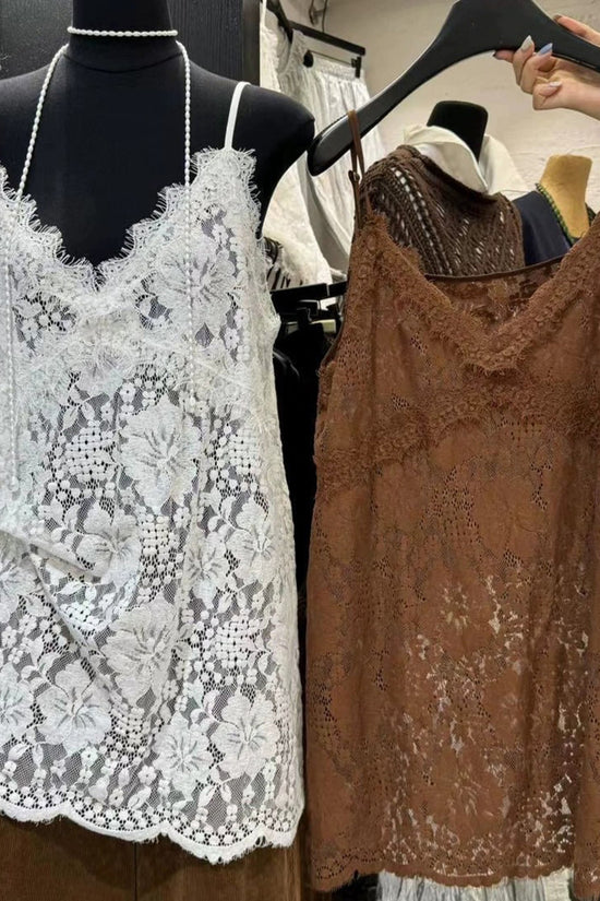 Sleeveless Lace Casual Dress