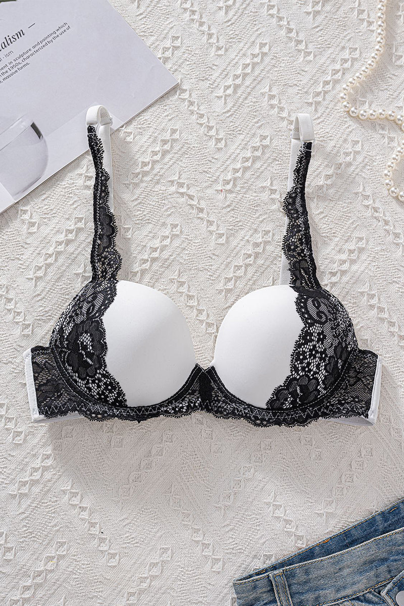 Elegant Lace-Trimmed Bralette