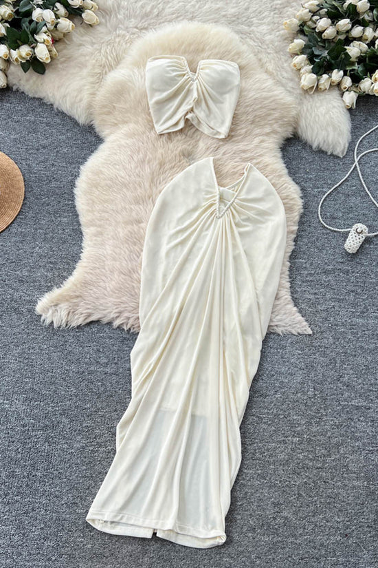 Elegant Sleeveless Skirt Set