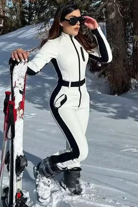 Sleek Belted Long Sleeve Jumpsuit