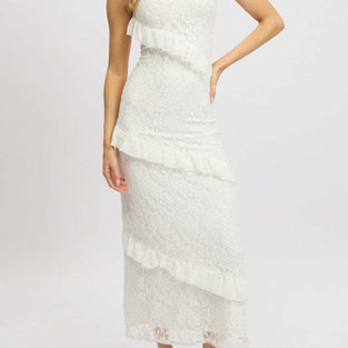 Strapless Layered Bodycon Casual Dress