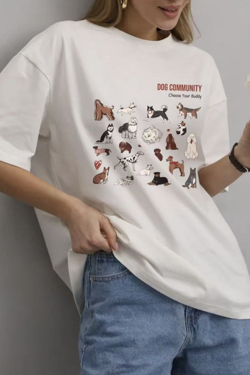 Dog Community Graphic T-Shirt