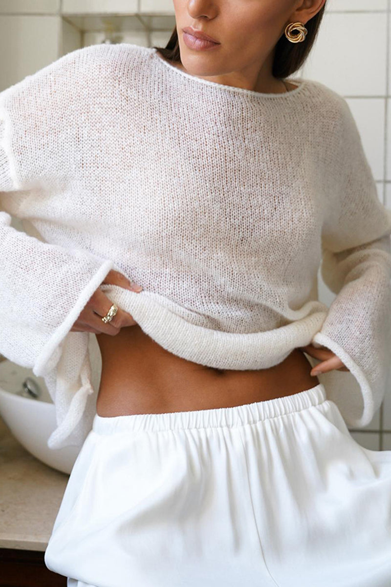 Classic Long Sleeve Knit T-Shirt