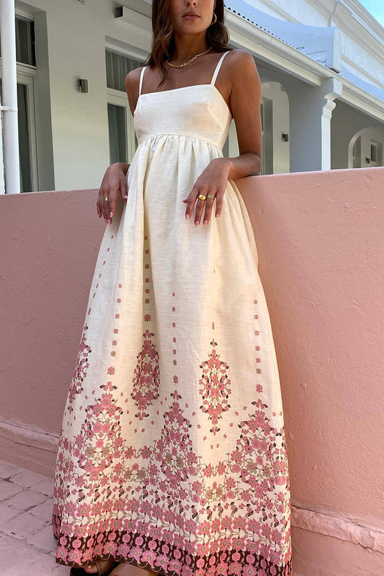 Floral Detail Maxi Dress