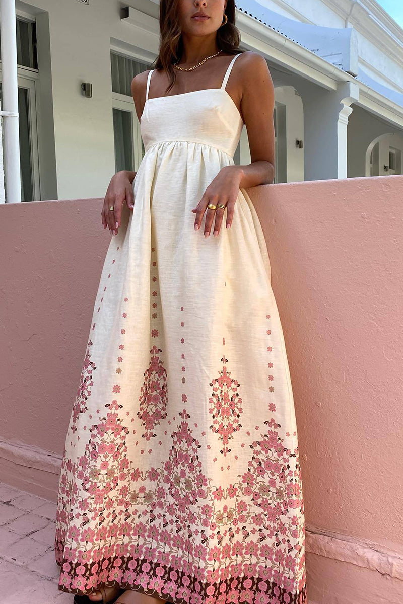 Floral Detail Maxi Dress