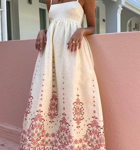 Floral Detail Maxi Dress