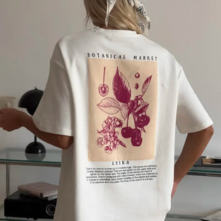 Botanical Market Graphic T-Shirt
