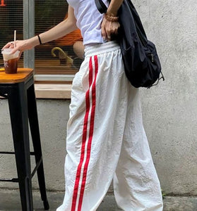 Striped Loose Fit Casual Pants