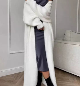 Cozy Longline Open Front Cardigan
