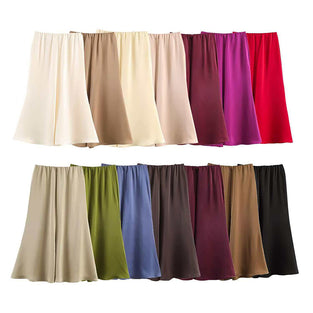Elegant Flowing Midi Skirt