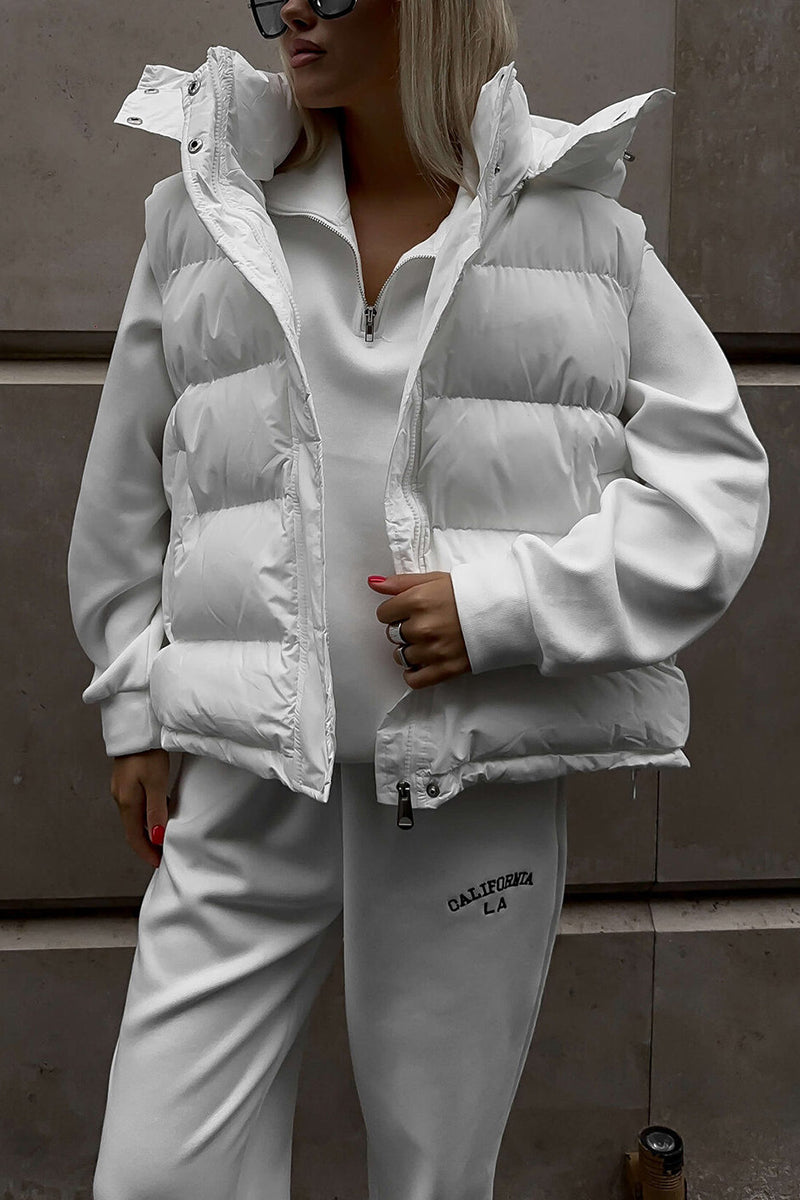 Quilted Sleeveless Puffer Vest