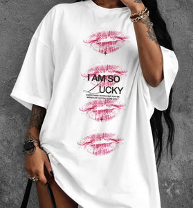 Lucky Kiss Graphic Tee