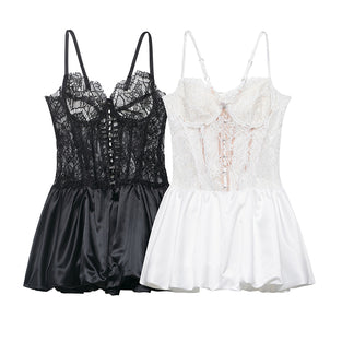 Sleeveless Lace Casual Bodycon Dress