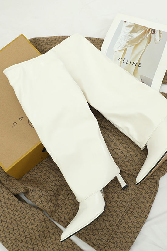 Classic High Heel Knee Boots