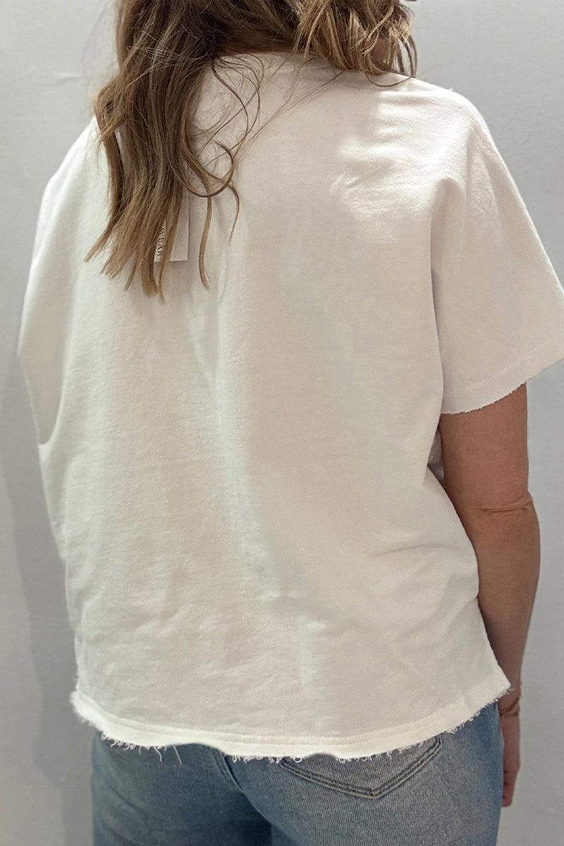 Star Patterned Casual T-Shirt