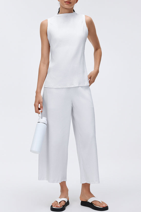 Wide Leg High-Waist Jogger Pants