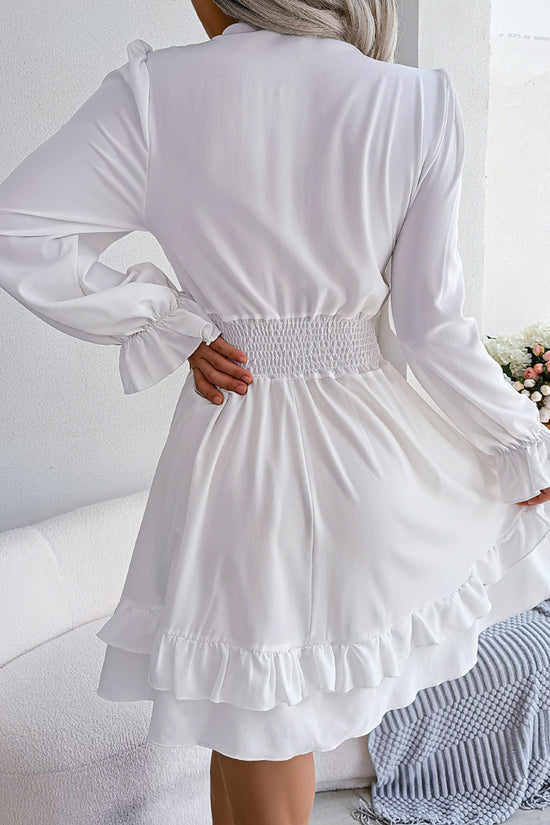 Bow Tie Front Casual Dress