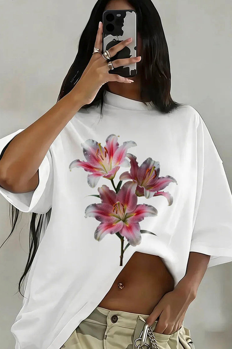 Floral Graphic Print T-Shirt