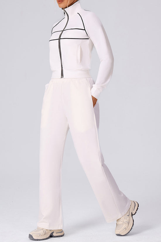 Sleek Performance Zip Jacket