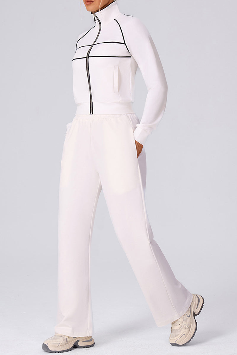 Sleek Performance Zip Jacket