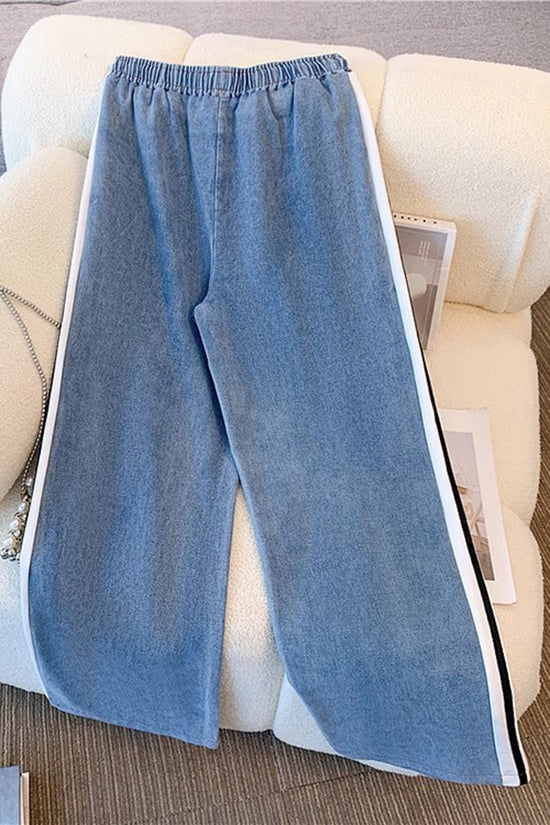 Striped Track Jacket and Pants Set