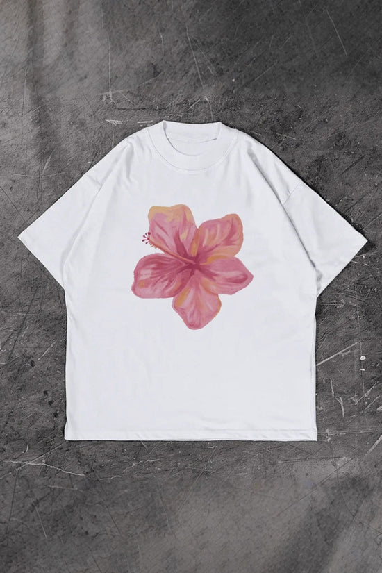 Floral Graphic Casual T-Shirt