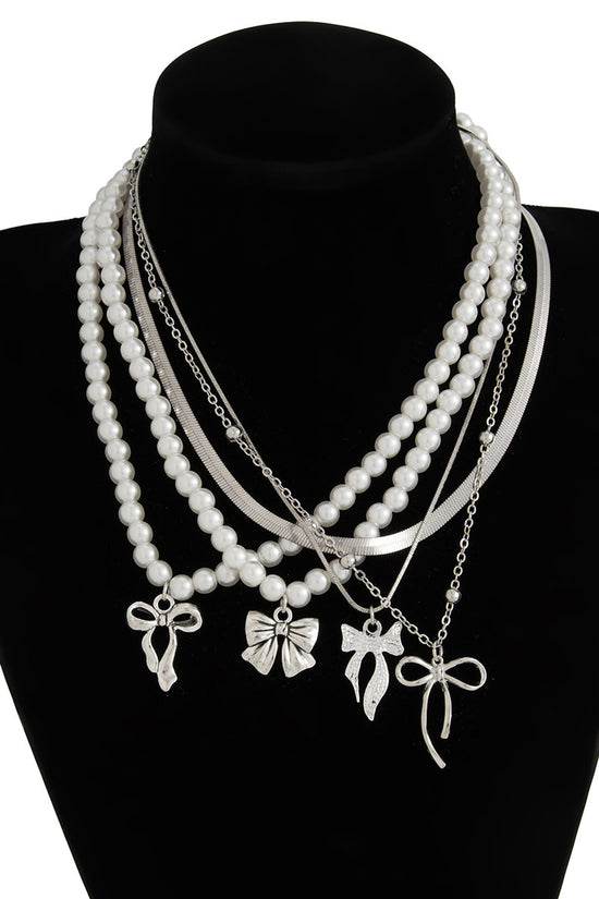 Layered Heart Charm Necklace