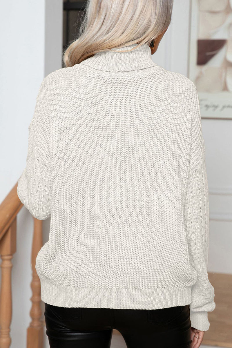 Knit Turtleneck Sweater