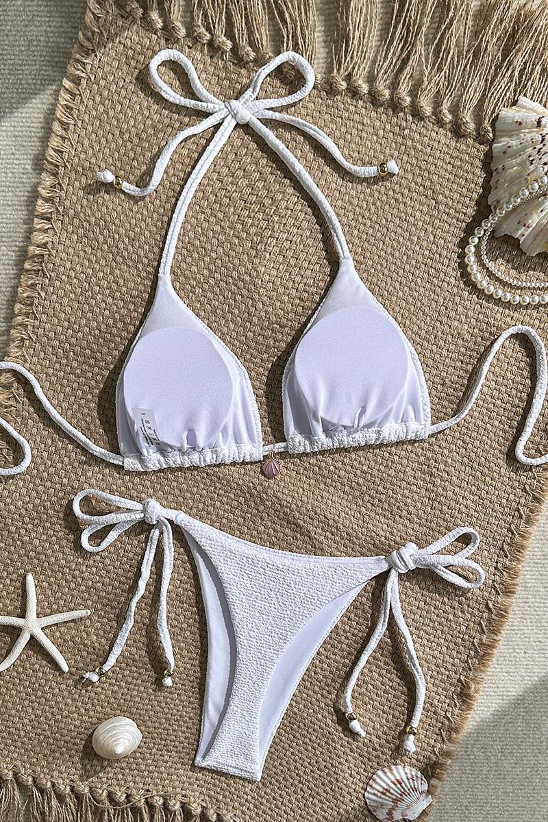 Glamorous Tie-Front Bikini Set