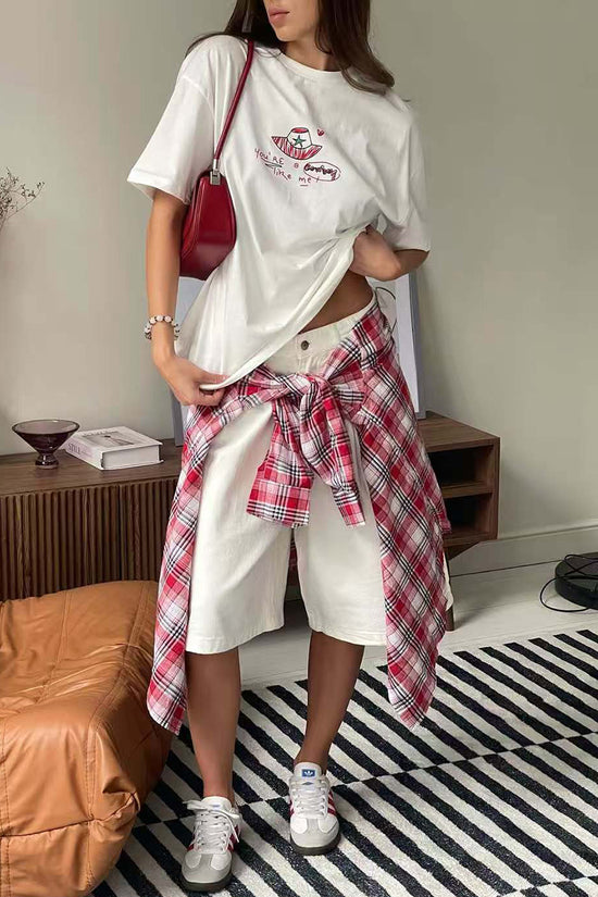 Graphic Print Oversized T-Shirt