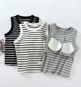 Striped Sleeveless Tank Top