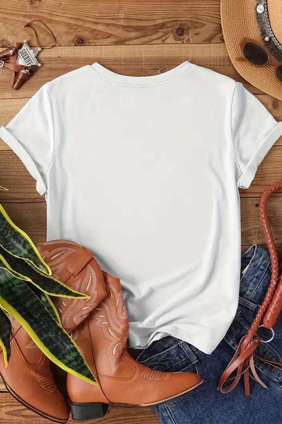 Heart Print Casual T-Shirt
