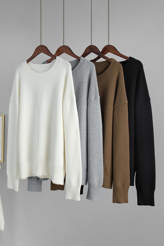Classic Crewneck Pullover Sweater