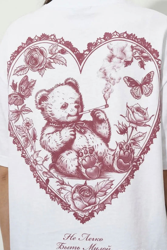 Heart Graphic Oversized T-Shirt