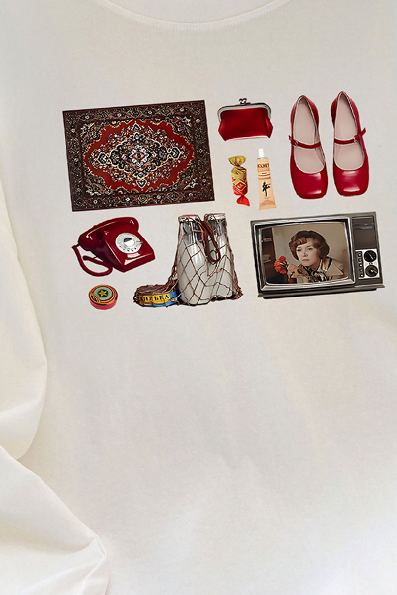 Graphic Print Oversized T-Shirt