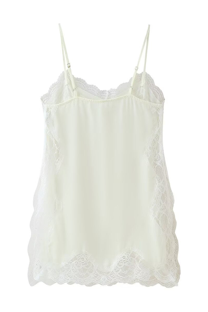 Lace Trim Sleeveless Cami