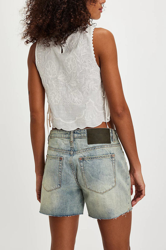 Sleeveless Tie-Side Cropped Tank Top