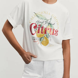 Citrus Graphic Oversized T-Shirt