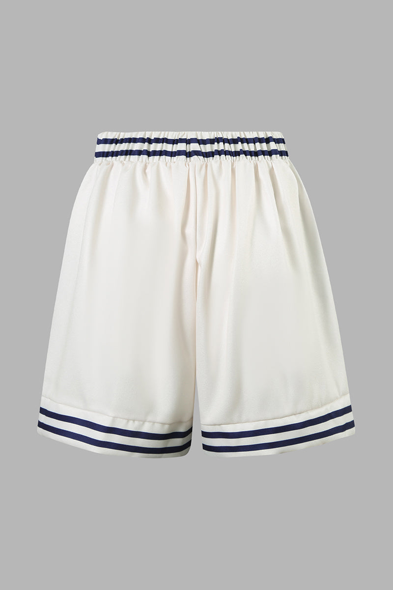 Side-Striped Swim Shorts