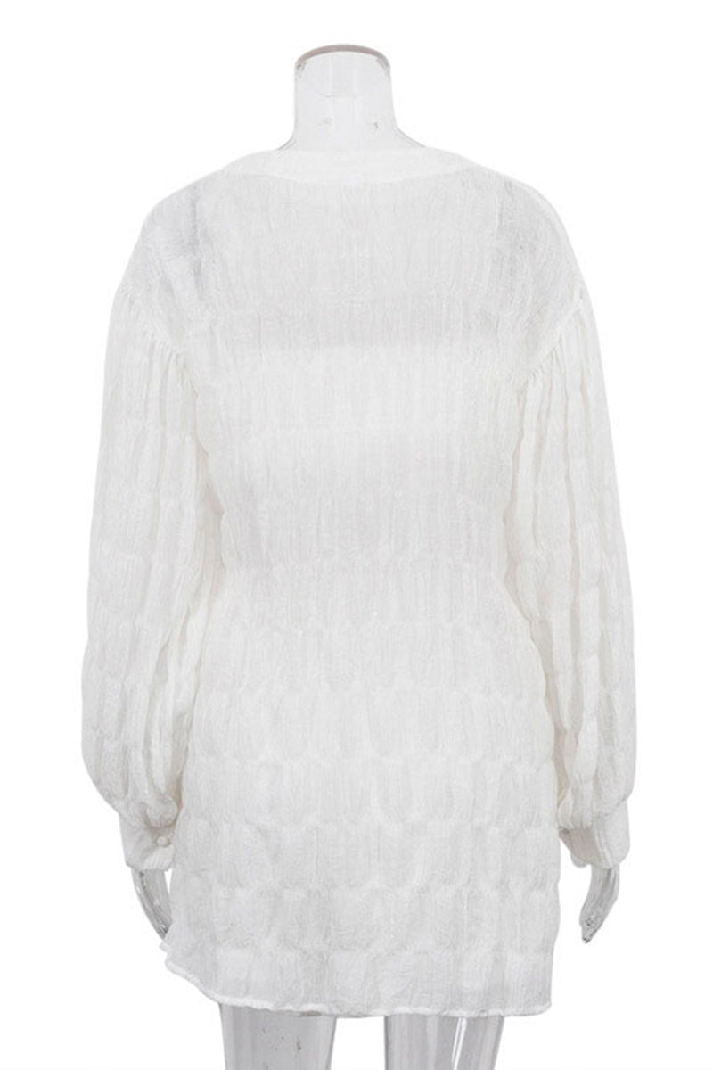 Elegant Three Piece Button-Up Set