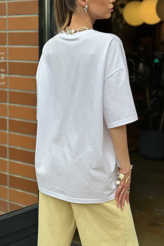 Tomato Graphic Oversized T-Shirt