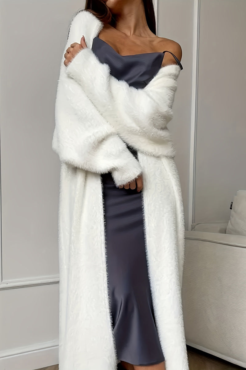 Cozy Longline Open Front Cardigan