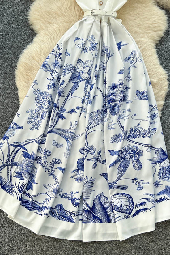 Floral Print Sleeveless Casual Dress